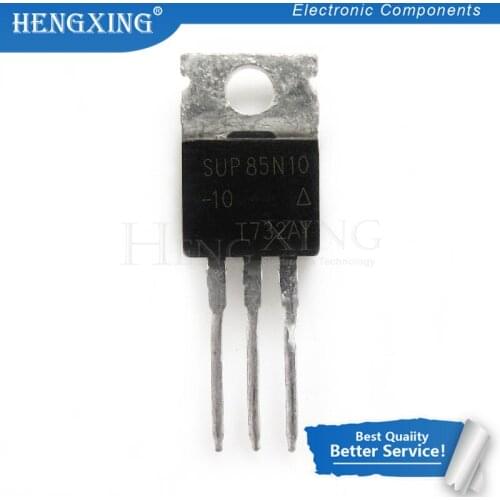 10pcs/lot SUP85N10-10 SUP85N10 85N10 TO-220 85A 100V In Stock
