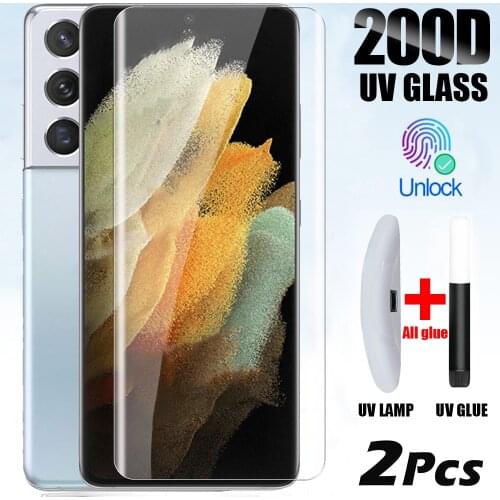 2Pcs Tempered Glass For Samsung Galaxy S10 Plus S9 S8 Screen Protector on S20 S21 Ultra S10e Note 20 9 8 10 e S 5g Protective