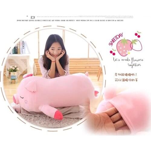 Big plush pink pig toy lovely soft pig pillow doll gift about 100cm