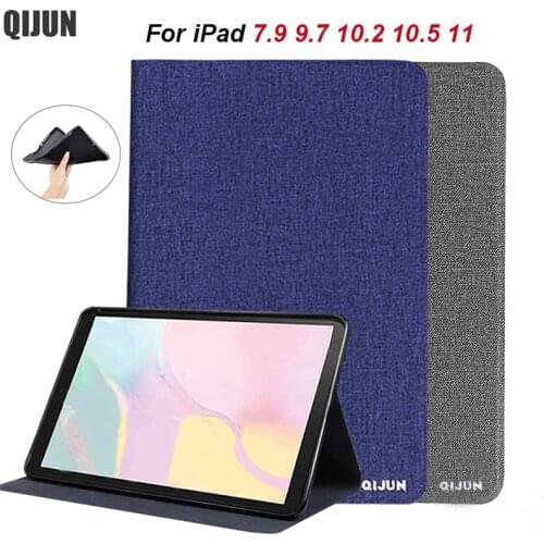 For iPad 7th 8th generation Case PU Leather Flip Cover for iPad 10.2 Case Pro 11 Air 4 2020 10.9 Air 2 9.7 Air 3 Mini 5 4 3 Case