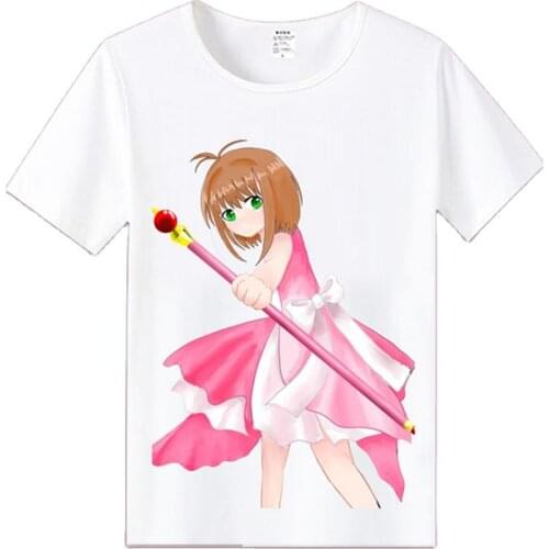 Card Captor SAKURA LI SYAORAN Cotton Casual T-Shirt Tee T Shirt Top