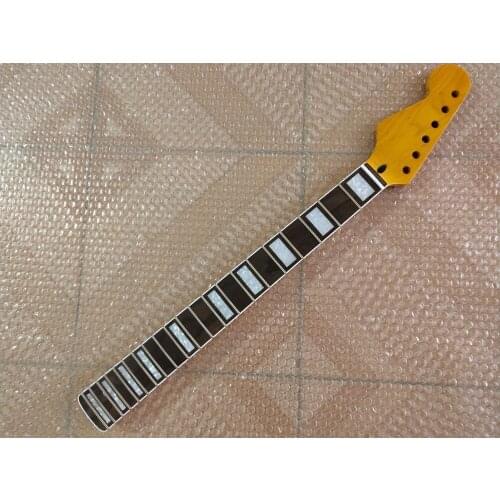Reverse head Maple Guitar Neck Rosewood fingerboard For ST style parts