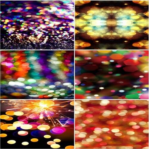 Colorful Beautiful Shine Light Spot Backdrop Photography Background Baby Shower Celebration Photo Booth Studio Decor
