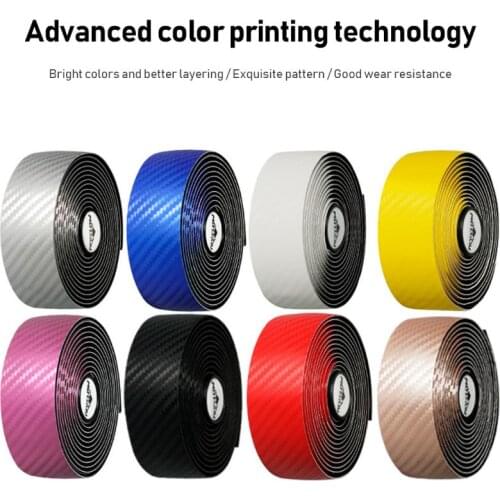 Bicycle Handlebar Tape Anti-Vibration PU EVA Bent Cycling Road Bike Tapes Racing Breathable Non-Slip Handle Bar Belt Wrap