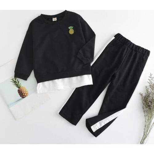 Melario Children Spring Clothing Long Sleeved Clothes Suit Kids Boys Coat Trousers 2pcs Set 2-6Y New Baby Cotton Tops Pants Set