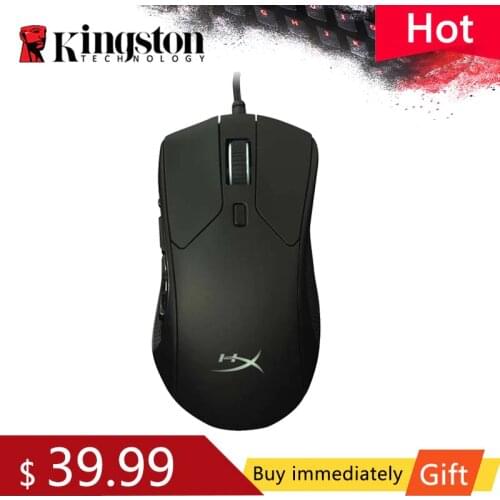 Kingston HyperX Pulsefire Raid RGB Gaming Mouse wired mouse with native DPI up to 16000 Pixart E-sports mouse 3389 sensor