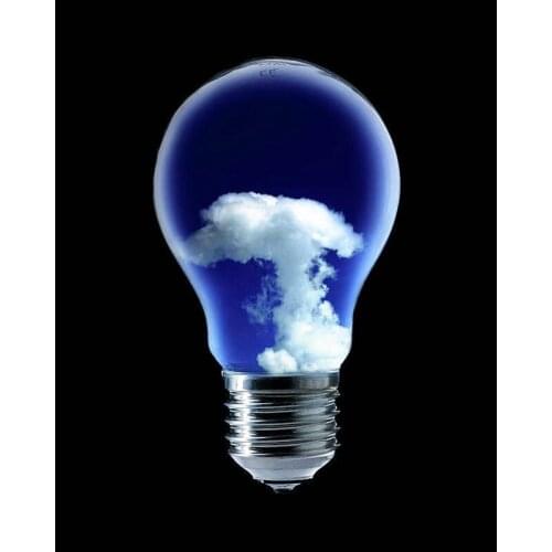 DIY Painting By Numbers Sky in bulb Kit Oil Picture By Numbers Landscape Wall Art Painting on Canvas Home Decoration Gift