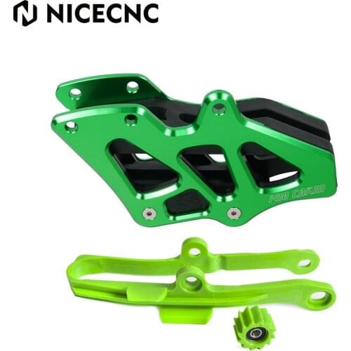 NICECNC Swingarm Chain Guide Guard Cover Slider Roller For Kawasaki KX 250F 450F KX250F KX450F KXF 250 450 09-15 KLX 450R 11-13