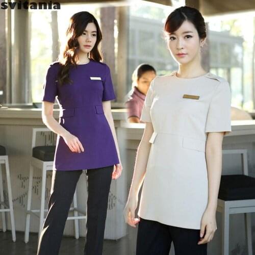 Svitania Spa Beauty Salon Cosmetologist Work uniform Health Club Work Clothes Manicurist Uniform Embroiderer Work Clothes