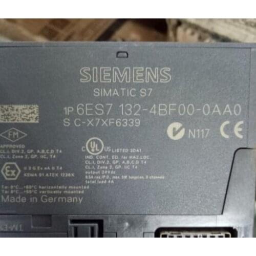 PLC 6ES7 132-4BF00-0AA0 , Used one , 90 % appearance new , 3 months warranty , fastly shipping