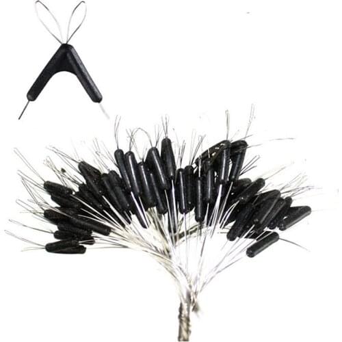 Fishhook splitters Fishing sub line Double Hooks Contactor Device Bifurcation adjusting and separating fish accessories 100pcs