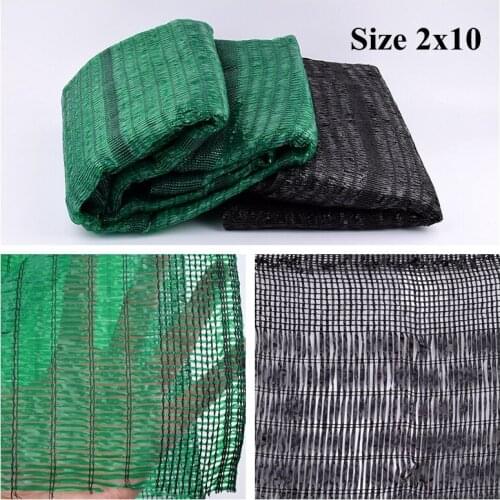 SgooHan 2x10m Anti-UV HDPE Sun Shading Net Home Courtyard Safety Net Succulent Plant Cover Shelter Swimming Pool Sunshade Net