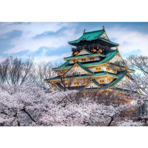 Osaka Castle Japan Art Film Print Silk Poster Home Wall Decor 24x36inch