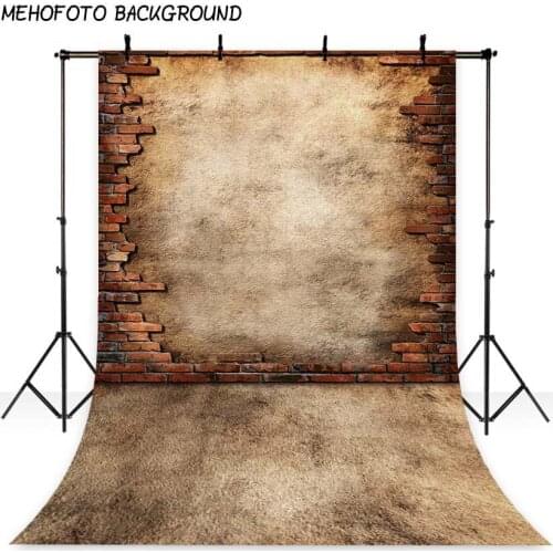 Old Brick Tearing Wall Portrait Grunge Brown Photography Backgrounds Customized Photographic Backdrops Photo Studio S-2047