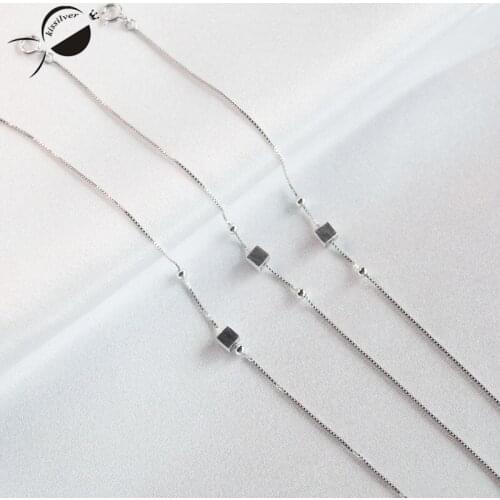 925 Silver Jewelry Bracelets&Bangles Female Elegant New 2017 Fashion Elegant Chain Bracelets Silver Bracelet for Women