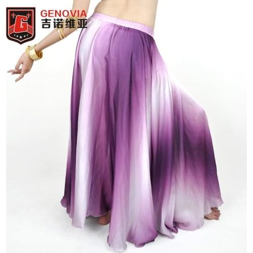 Belly Dance Costume Skirt Women Bellydance Silk 360 Degree Rolling Skirt Oreintal Dance Wear 4 Colours