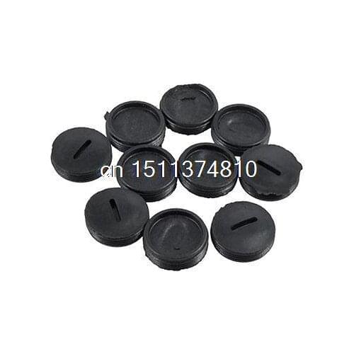 10PCS Motor Carbon Brush 20mm Dia Screw Cap Replacement