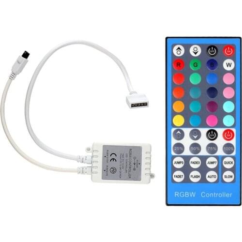 40 Key 5PIN IR Remote Controller For 3528 5050 RGBW RGBWW LED Strip DC 12V24V