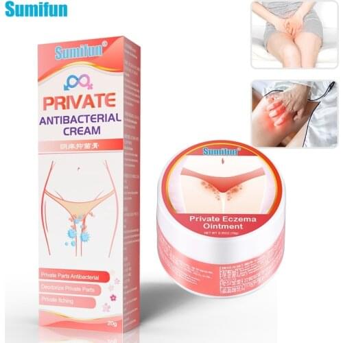 Sumifun 10g/20g Antibacterial Cream Remove Odor Private Part Eczema Ointment Dermatitis Herbal Anti-itch Deodorant Pruritus