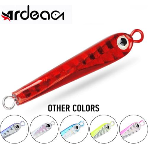 Ardea 1Pcs Micro Jigs Bait 3.3g/5.2g Metal Jigging Trolling Wobbler Artificial Spoon Fishing Tackles Pike Saltwater Lure