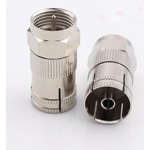 Pure copper digital cable connector imperial F set-top box connector revolution of RF mother