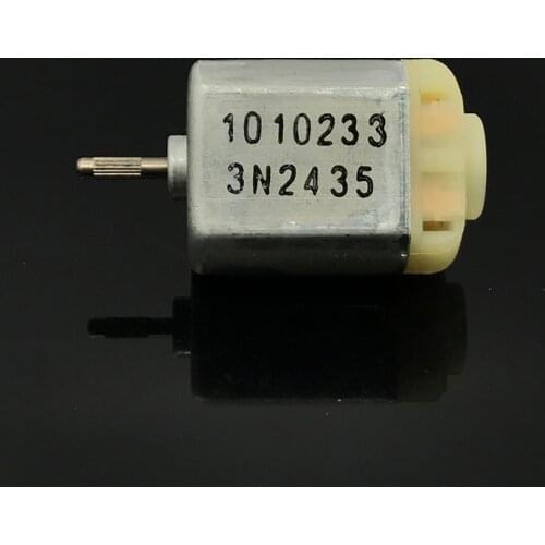 JOHNSON Micro 130 DC Motor 3N2435 6V~12V 7600RPM 2mm Dia Knurling shaft Carbon Brush Motor for Car Rearview Mirror Adjustment