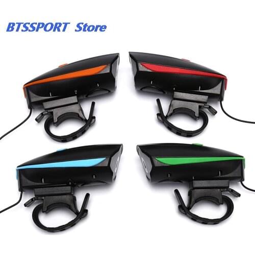 Electric Bicycle Horn Alarm Bell 120db/110db Multifunction Ultra Bright Electric Horn Bike Bell Bicycle Bell Bike Light MTB Bike