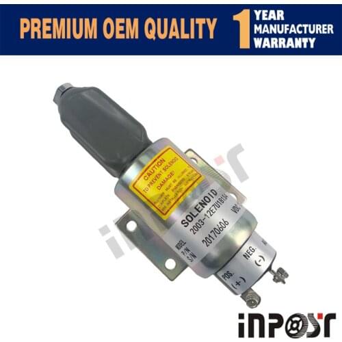 In Stock Fuel Stop Solenoid Valve 2003-12E7U1B1S4 12V For Woodward Engine