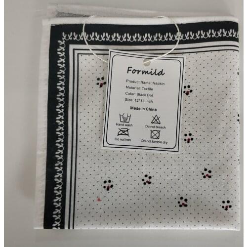 Formild Classical Europe Fabric Art Table Napkin Cotton Linen Cloth 4 Patterns Home Hotel Table Decoration 1 PCS