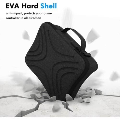 H7JA Travel Storage Bag Compatible with PS5 Luxury Console Protective Bag Shockproof Travel Case Carrying Case