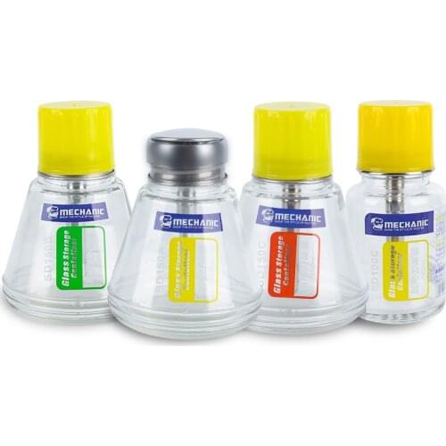 Mechanic Glass Liquid Alcohol Bottle Washboard Water Container Antistatic Cleaning Dispenser For Phone Repair Tools
