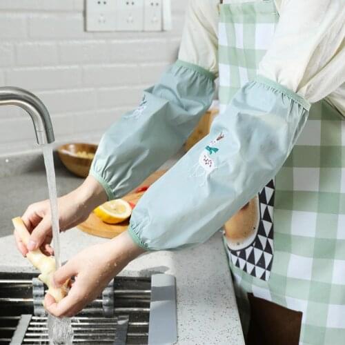 Cute waterproof sleeves pink Womens sleeves antifouling sleeves kitchen sleeves Long sleeve for arms clean hand cuff wholesale
