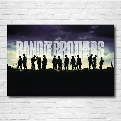 BAND OF BROTHERS Movie Wall Art Posters and Prints Modern Canvas Painting for Home Room Decor