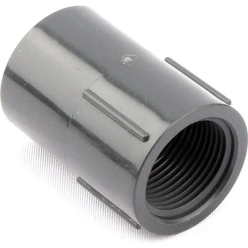 NuoNuoWell ANSI 3/4" Female Thread To 3/4"(26.7mm) Socket PVC Pipe Coupling Connectors Garden Irrigation Tube Valve Joints