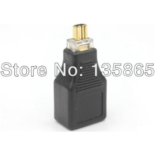 Genuine Original IEEE-1394 FireWire Adapter Female 6 Pin to Male 4 Pin Adapter