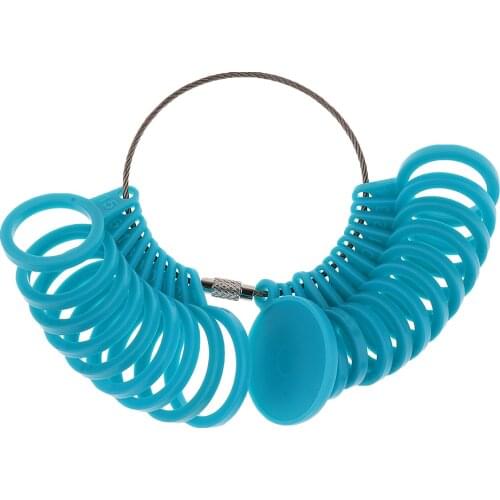 Plastic International Finger Sizer Ring Gauge 4-24 Standard Universal