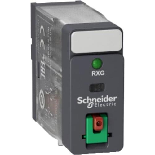 RXG12M7 Interface plug-in relay, 10 A, 1 CO, lockable test button, LED, 220 V AC
