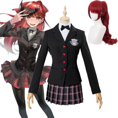 Game Persona 5 Cosplay kasumi yoshizawa School Uniform Cosplay Costume P5 Campus Cos Uniform Cosplay Costume Full Set