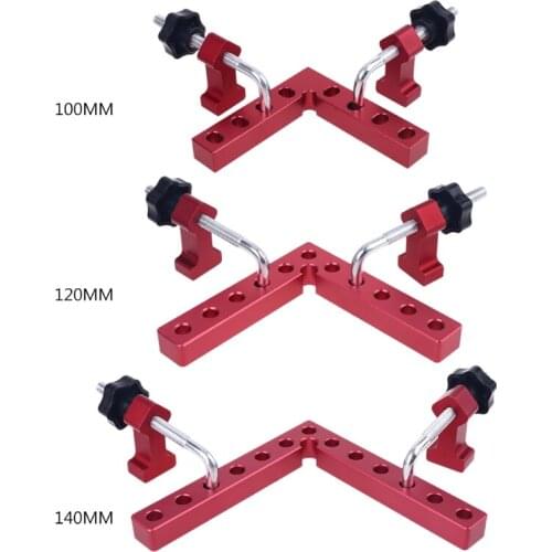 90 Degree Positioning Squares L Shaped Carpenter Panel Fixing Clamp Right Angle Positioning Ruler L-Type Corner Woodworking Tool