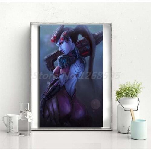 Widowmaker Overwatchs Wallpapers Wall Art Canvas Poster And Print Canvas Painting Decorative Picture For Living Room Home Decor