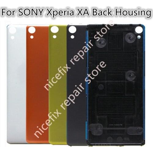 For SONY XPERIA XA Back Battery Cover Door Rear Housing Case Chassis Replacement Parts+Tools For 5.0" SONY XA Battery Cover