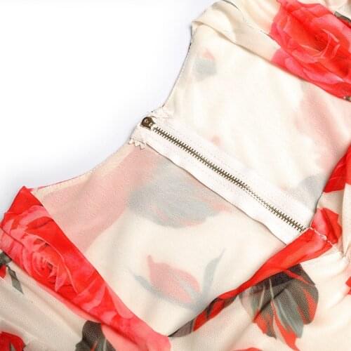 Floral Print Draped Sexy Bodycon Women Dress High Elastic Waist Long Party Vestidos Elegant Fashion Square Collar Dresses Female