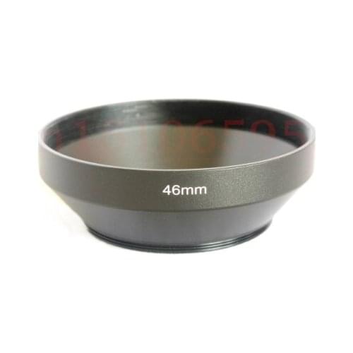10pcs 46mm Metal Wide Angle Lens Hood For G 14mm 20mm 25mm 45mm 46mm Lens filter