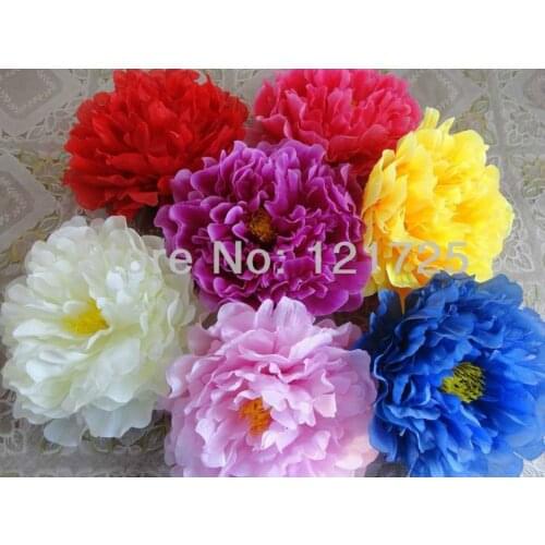 17cm big Peony flowers head artificial silk flowers