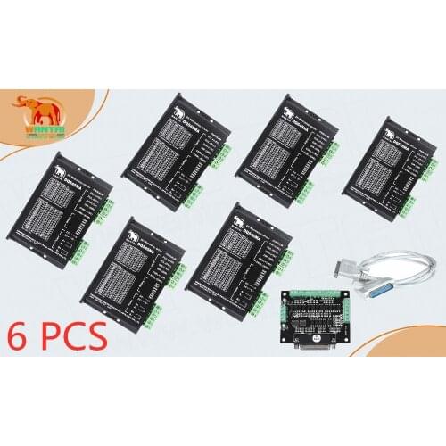 6 Axis Wantai Stepper Motor Driver DQ545MA for 4.5A/50V/128Microstep , Higher Perfromance, super quality www.wantmotor.com