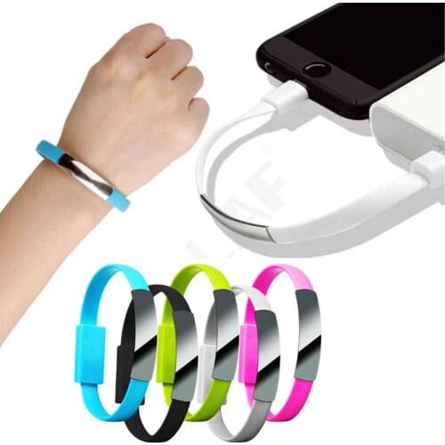 Bracelet USB Cable Type C Micro USB c Cable Wire Data Charger Cord for iPhone 5 5s 6 6s 7 Plus X For Samsung S6 S7 Xiaomi HUAWEI