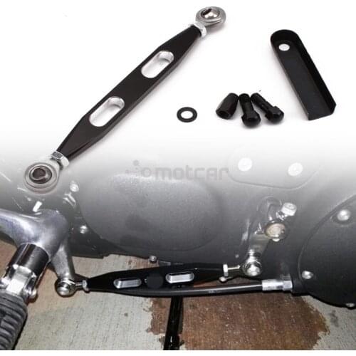 For Harley Sportster 1200/SuperLow XL883L Custom Motorbike Black Aluminium Gear Shifter Shift Linkage Clutch Parts