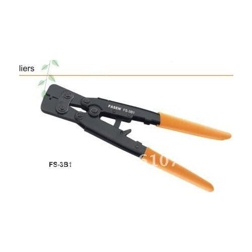 FS-3B1 Hand Japanese Style Mini Crimping Plier Crimper For Non-Insulated Tabs Receptacles Terminals AWG 30-17 Square mm 0.3-1.0