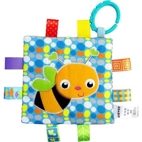 JJOVCE 6 style Baby Comforting Soft Square Plush infant cartoon Appease Towel toys animal design colorful for gift 50% off