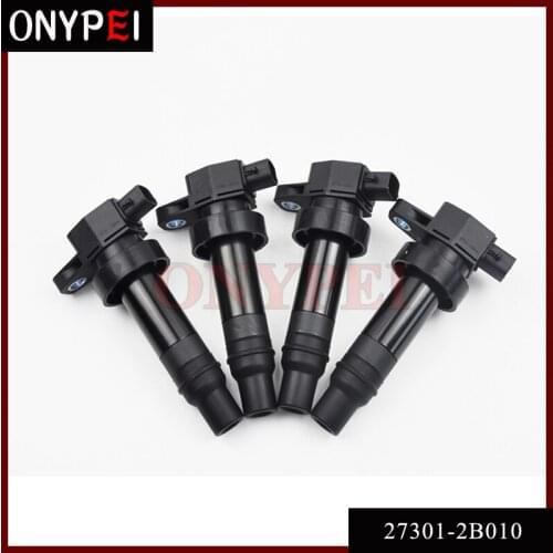 4pcs/lot Ignition Coil 27301-2B010 UF-636 For Hyundai i20 i30 Kia Soul Cee'd Venga Rondo 1.6 273012B010 UF636